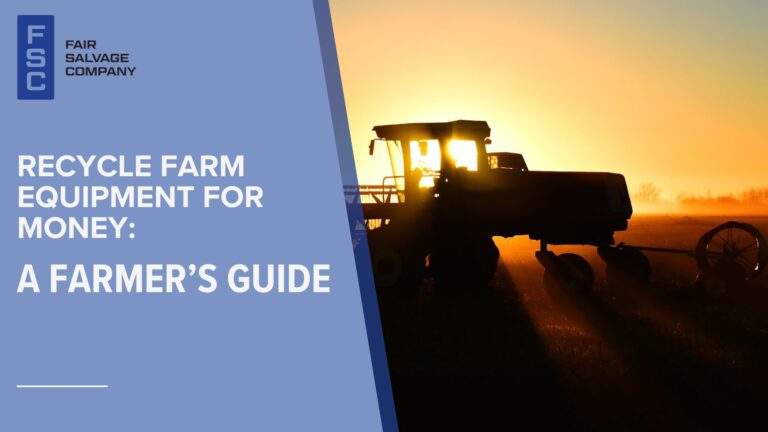 recycle farm equipment for money