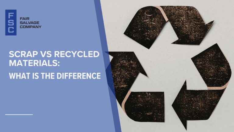 scrap metal vs recycled materials
